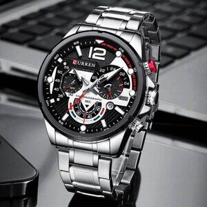 Chronograph Stylish Stainless Steel Watch For‎ Men